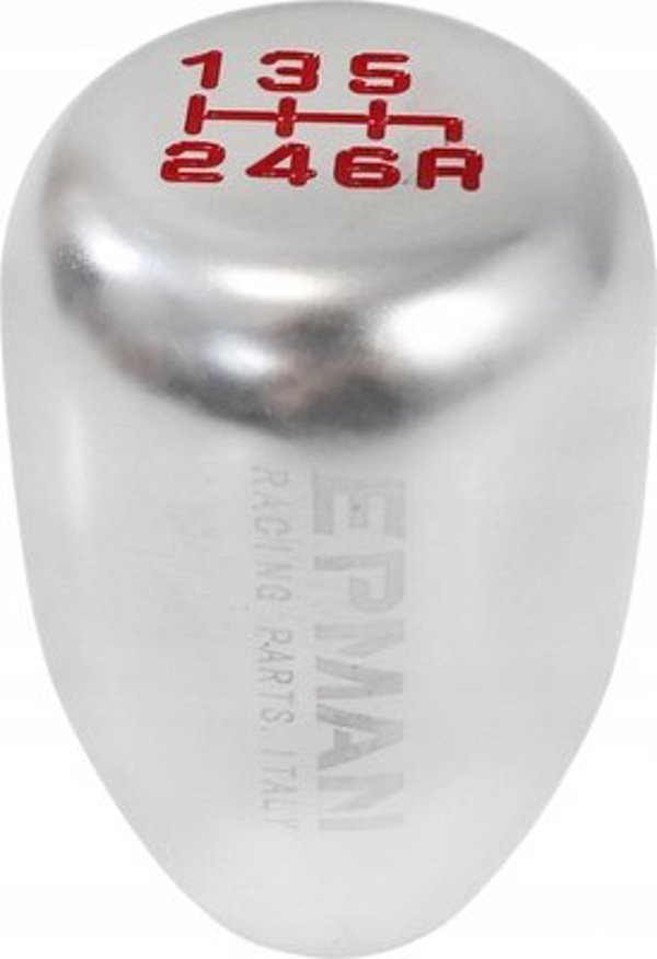 Epman 6B Λεβιές Ταχυτήτων, Καθολικό Πόμολο Αλλαγής Ταχυτήτων από Αλουμίνιο, Ασημί