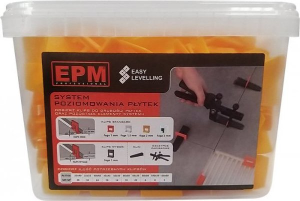 EPM Σύστημα Τοποθέτησης Πλακιδίων Easy Leveling 200 Κλιπ 2mm 1 Τεμάχιο