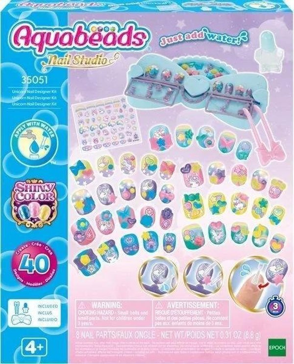Epoch Aquabeads Studio Νυχιών με Μονόκερους