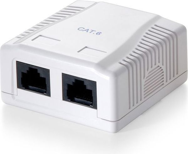 Equip ΕΠΙΤΟΙΧΙΑ ΠΡΙΖΑ ΚΑΤ.6 2X RJ45 235212