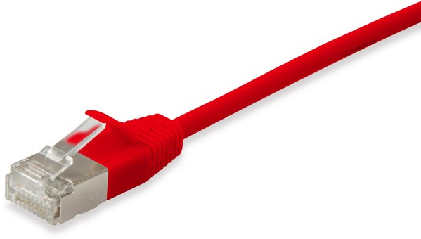 Equip kabel sieciowy Czerwony 1,5 m Cat6a F/FTP (FFTP)