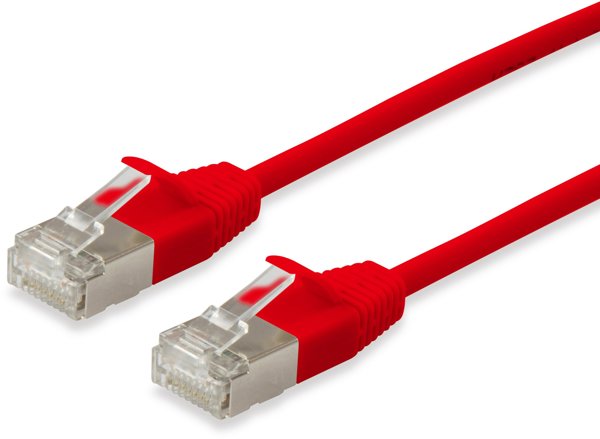 Equip 606178 kabel sieciowy Czerwony 0,15 m Cat6a F/FTP (FFTP)