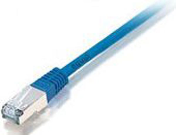 Equip Patchcord, S/FTP, Cat6, PIMF, HF, 0.5m, niebieski (605537)