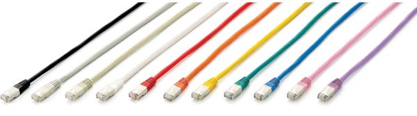 Equip Patchcord, S/FTP, Cat6, PIMF, HF, 0.5m, niebieski (605537)