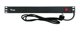 Equip 19" Steckdosenleiste CEE7/7 90°->8xSchuko+Switch Alu.