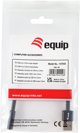 Equip 147945 kabel audio 0,15 m 3.5mm USB Typu-A Czarny