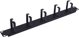 Equip 19" Kabelmanagement 5xMetallringe Plastik 1U RAL9005