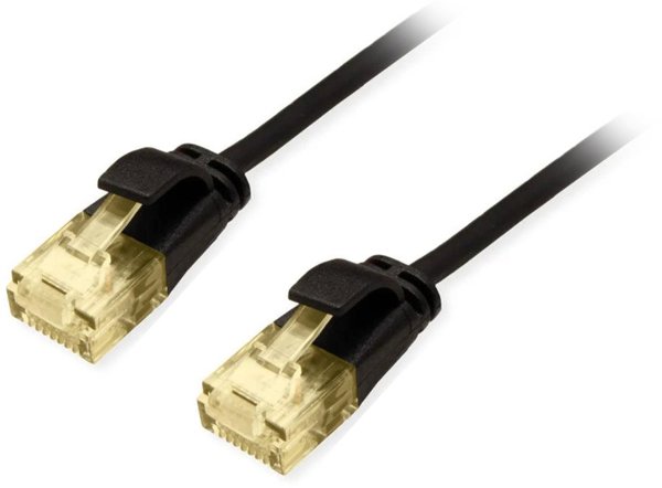 Equip 626902 kabel sieciowy Czarny 0,5 m Cat6a U/UTP (UTP)