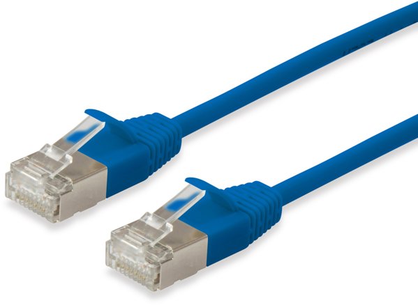 Equip 606176 kabel sieciowy Niebieski 0,15 m Cat6a F/FTP (FFTP)