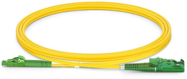 Equip Patchkabel E2000/APC->LC/APC  5.00m SM Duplex OS2 gelb