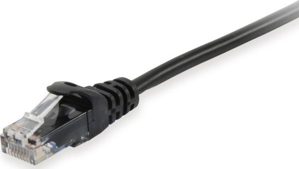 Equip Καλώδιο Δικτύου Patch Cat6A U/UTP 2xRJ45, 1.50m, Μαύρο
