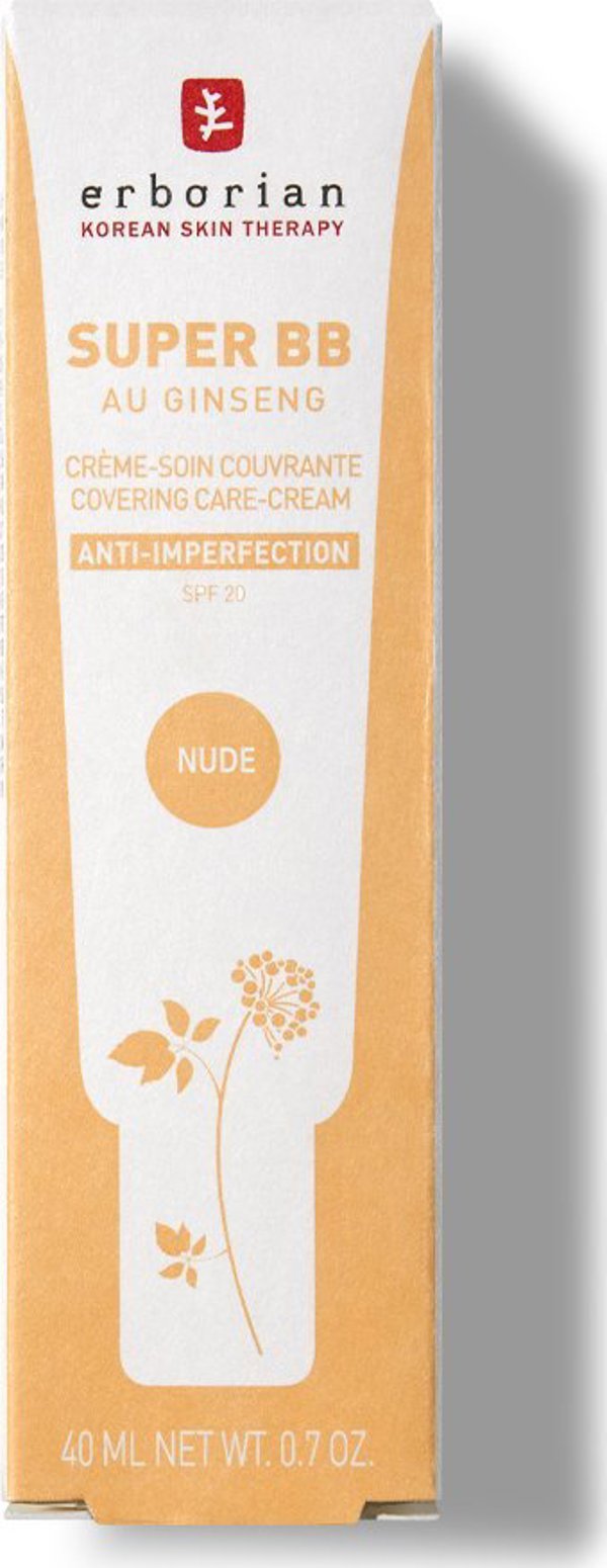 Erborian Καλυπτική κρέμα BB για το πρόσωπο Nude, 40 ml