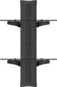 Ergosolid OVI-S2 - Ράφι Audio/Video/DVD με σκληρυμένο γυαλί, υψηλής ποιότητας κατασκευή