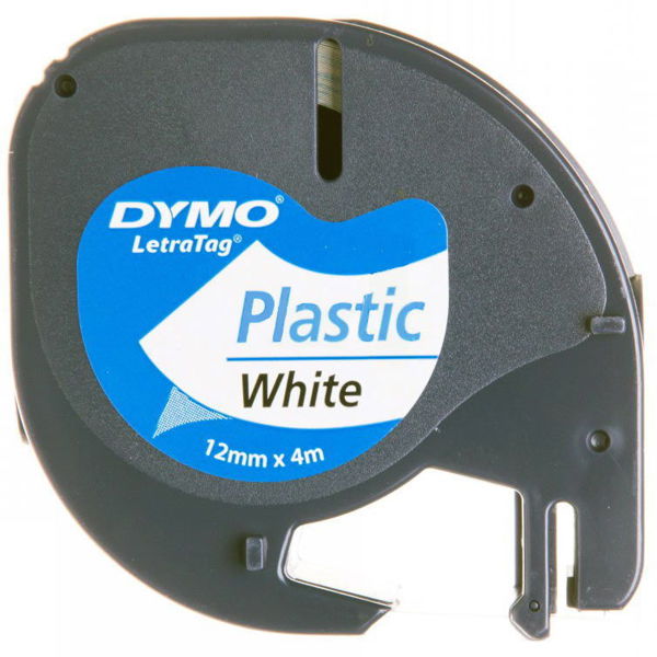 Ergom Ταινία για εκτυπωτή DYMO LETRA LT-100H 12x4m λευκή TDL-T 59422
