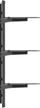 Ergosolid OVI-S3 - Ράφι ήχου/βίντεο/DVD με ανθεκτικό γυαλί υψηλής ποιότητας