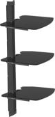 Ergosolid OVI-S3 - Ράφι ήχου/βίντεο/DVD με ανθεκτικό γυαλί υψηλής ποιότητας