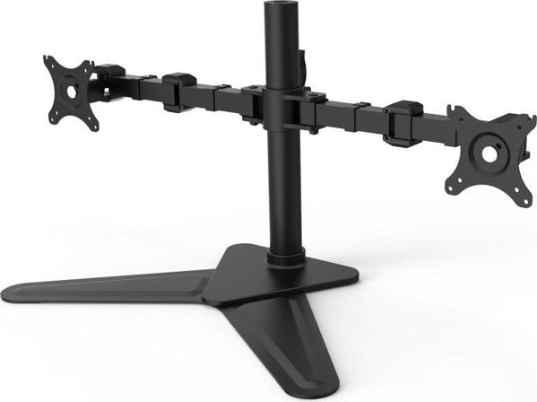 Ergosolid NF22 Επιτραπέζια Βάση για 2 Οθόνες 10"-30" με Ρυθμιζόμενο Βραχίονα