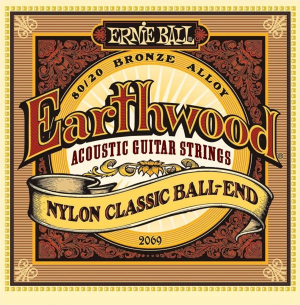 Ernie Ball 2069 Earthwood Phosphor Bronze Light - Χορδές για Ακουστική Κιθάρα 11-52