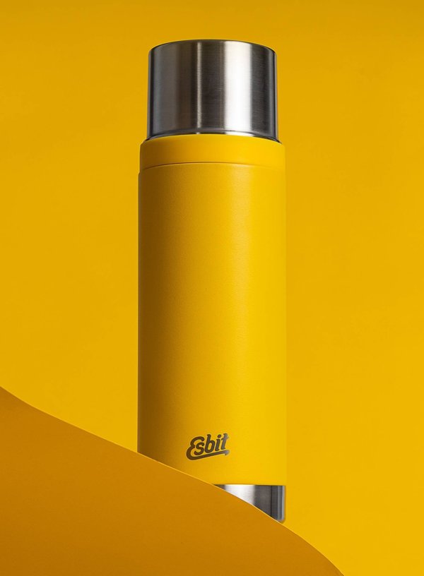 Esbit Termos turystyczny  Sculptor Vacuum Flask 1 l Żółty
