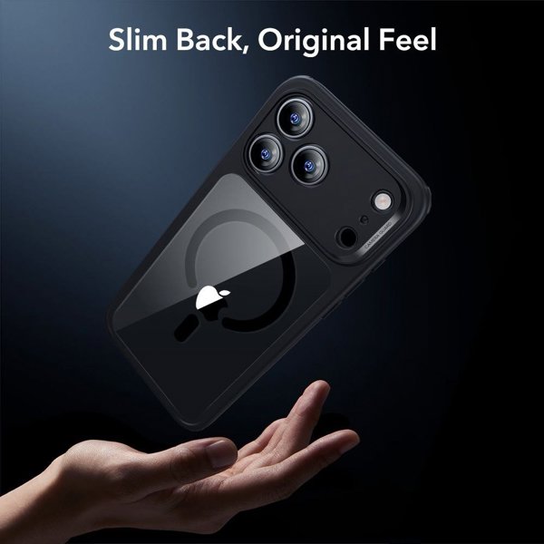 ESR CLASSIC HYBRID MAGSAFE & TEMPERED GLASS IPHONE 17 PRO CLEAR/BLACK