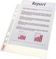 Esselte Plastlomme Esselte A5 0,09mm præg 100stk/pak m/hvid hulkant - (100 stk.)