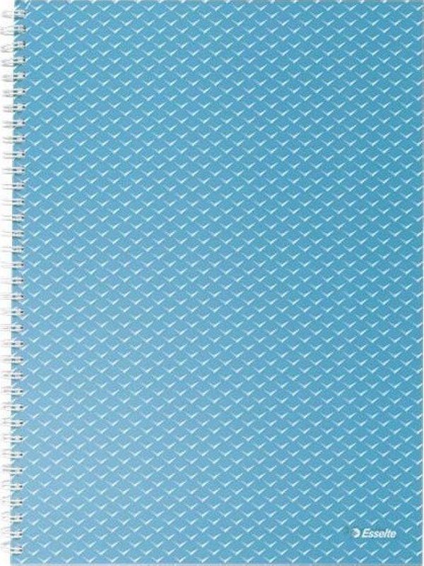 Esselte Σημειωματάριο Colour'Breeze A4 Τετραγωνισμένο, 80 Φύλλα, 90g, Μπλε