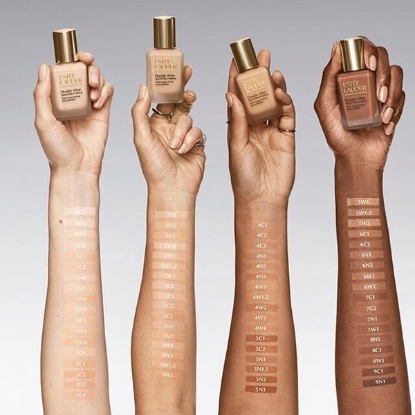 ESTEE LAUDER Double Wear Stay-In-Place Makeup SPF10 μακράς διαρκείας foundation προσώπου 3 σε 1 30ml
