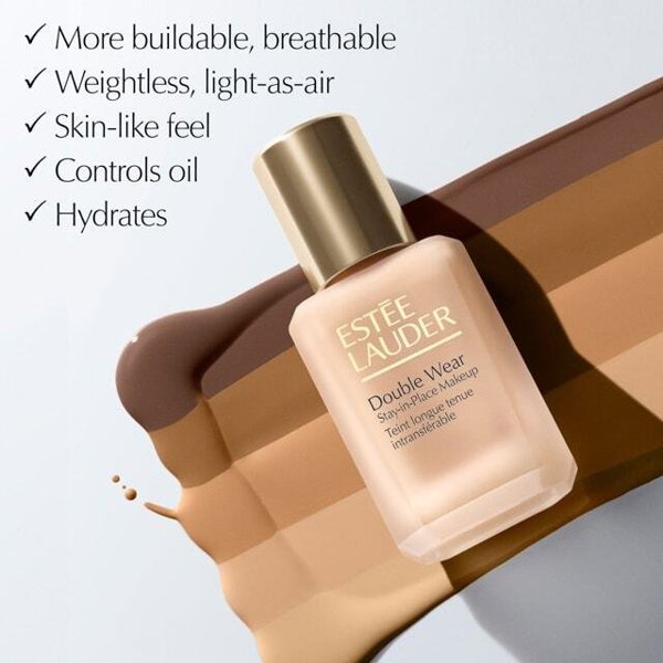 ESTEE LAUDER Double Wear Stay-In-Place Makeup SPF10 μακράς διαρκείας foundation προσώπου 3 σε 1 30ml
