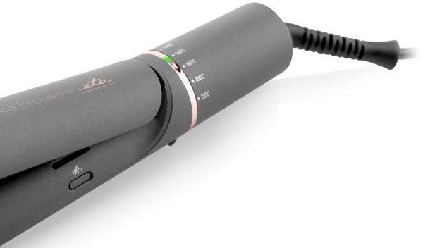 ETA Hair Tiesinimo žnyplės and Suktukas | ETA132390000 Fenité Exclusive 2-in-1 | Ceramic heating system | Temperature (min) 140 °C | Temperature (max) 200 °C | Number of heating levels 5 | 1700 W | Pilkas/Rožinė