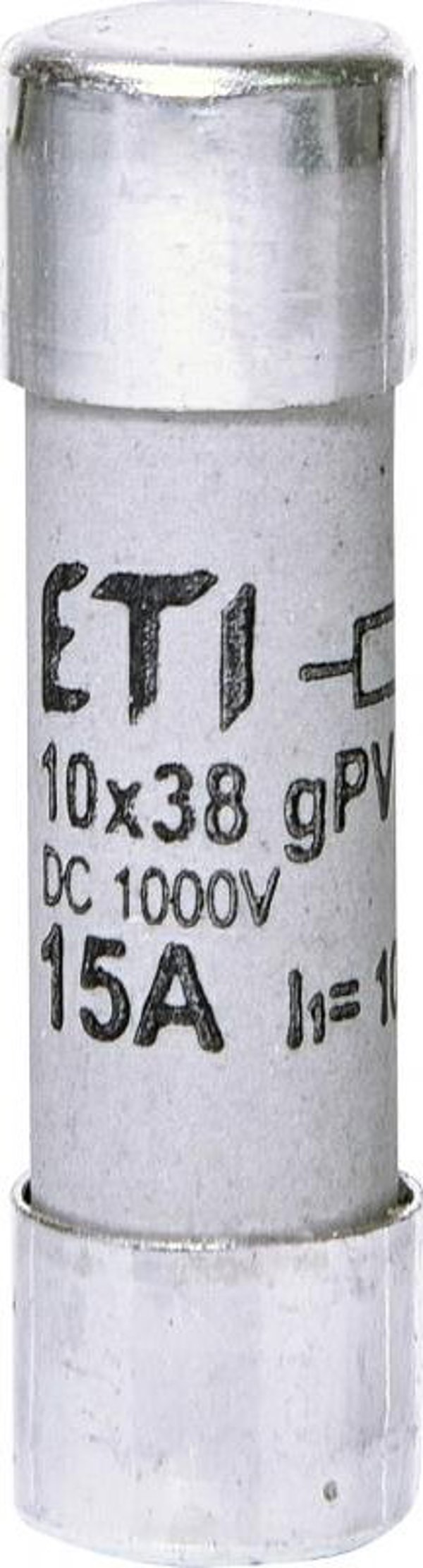 Eti-Polam Wkladka bezpiecznikowa cylindryczna PV 10x38mm 15A gPV 1000V DC CH10 002625112