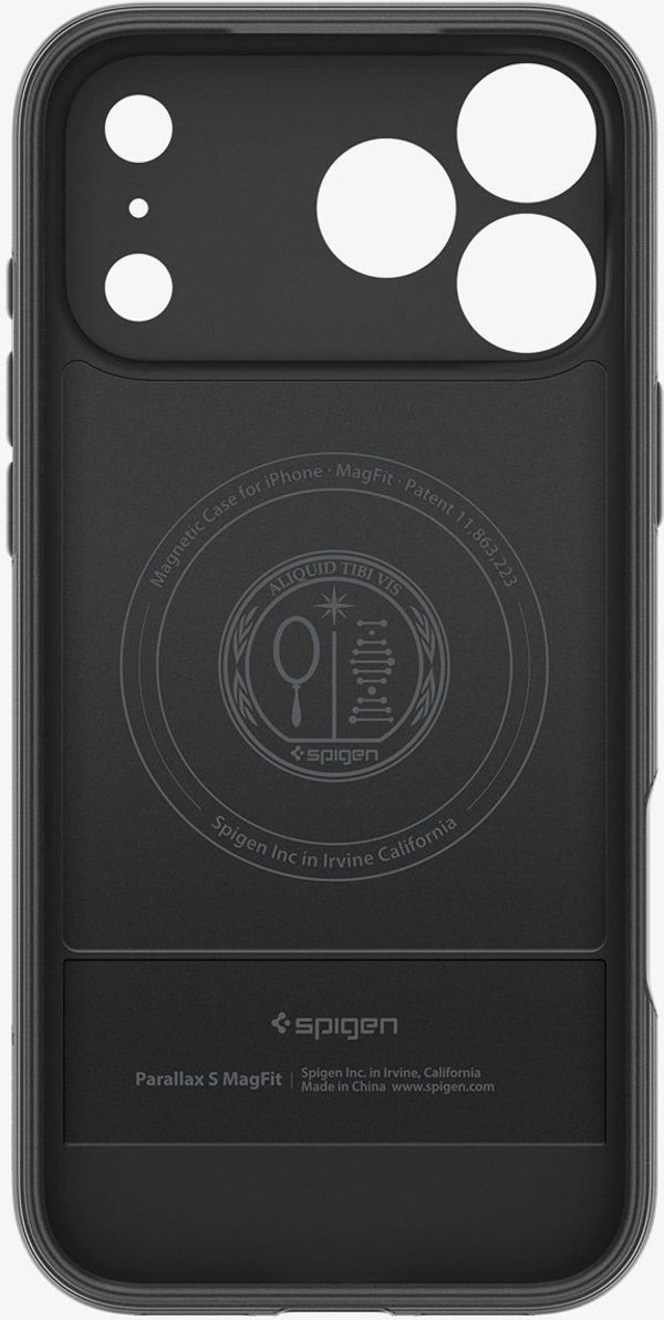 Spigen Θήκη Parallax S Mag για iPhone 17 Pro Max, MagSafe, Μαύρο Ματ