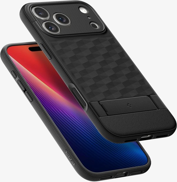 Spigen Θήκη Parallax S Mag για iPhone 17 Pro Max, MagSafe, Μαύρο Ματ