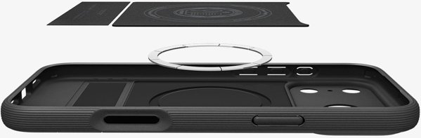 Spigen Θήκη Parallax S Mag για iPhone 17 Pro Max, MagSafe, Μαύρο Ματ