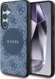 Θήκη Guess 4G Round Patch Classic Logo MagSafe για Samsung Galaxy S25+ μπλε