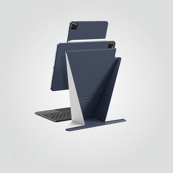 Etui AMAZINGTHING Matte Pro Mag Folio με βάση για iPad Air M3 11" - μπλε