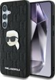 Θήκη Karl Lagerfeld Δερμάτινο Μονογράφημα Pin Logo Karl Head Samsung Galaxy S25 Plus μαύρο