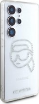 Θήκη Karl Lagerfeld Rhinestones Karl Head Logo Samsung Galaxy S25 Ultra διάφανο