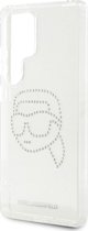 Θήκη Karl Lagerfeld Rhinestones Karl Head Logo Samsung Galaxy S25 Ultra διάφανο