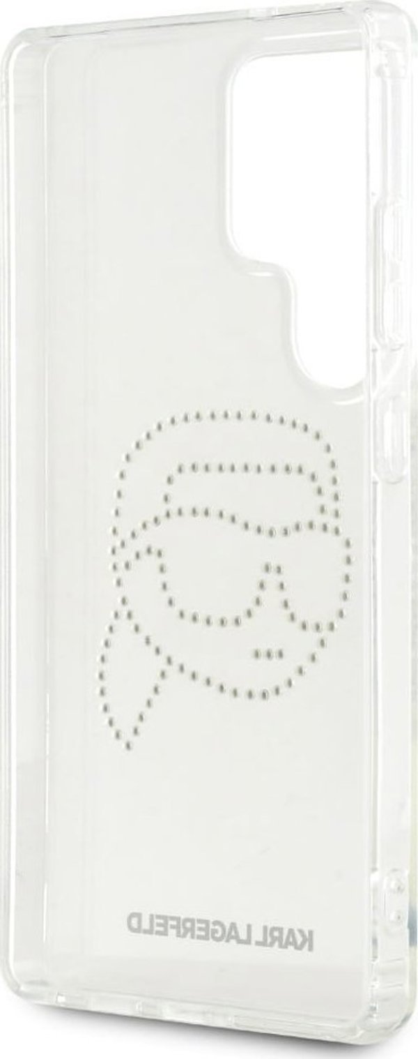 Θήκη Karl Lagerfeld Rhinestones Karl Head Logo Samsung Galaxy S25 Ultra διάφανο