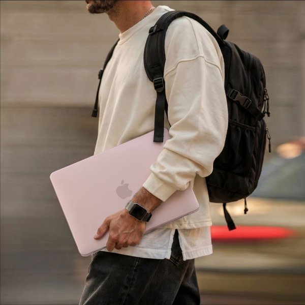 Tech-Protect Θήκη Softshell MacBook Neo 13 2026, Matte Blush