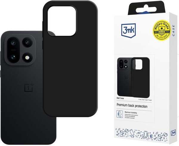 Etui 3MK Matt Case do OnePlus 15 5G      czarny