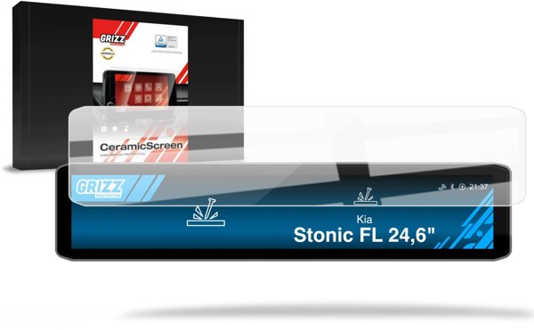 Etui do nawigacji GrizzGlass Folia ceramiczna CarDisplay Protection do Kia Stonic Facelift 24,6'' (2026) (GRZ22515)