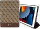 Θήκη Guess για tablet Apple iPad 10.2 2019/2020/2021 καφέ 4G Stripe Allover