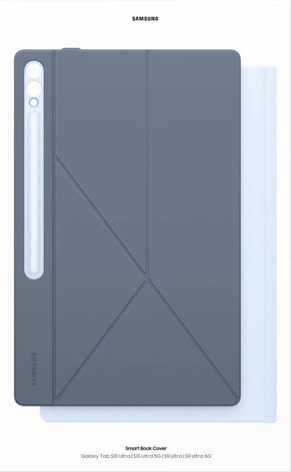 Samsung Smart Book Cover Θήκη για Samsung Galaxy Tab S10 Ultra / S9 Ultra Μπλε