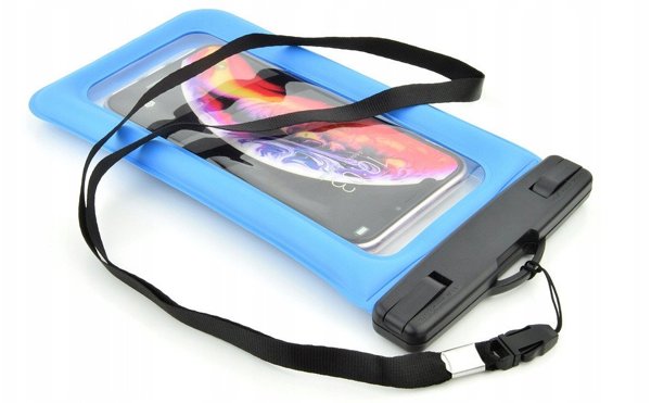 4kom.pl Αδιάβροχη Θήκη Smartphone AIRBAG, Καθολική, Μαύρη