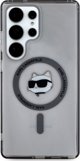 Θήκη Karl Lagerfeld Button Choupette Head Printed Logo MagSafe Samsung Galaxy S25 Ultra μαύρο