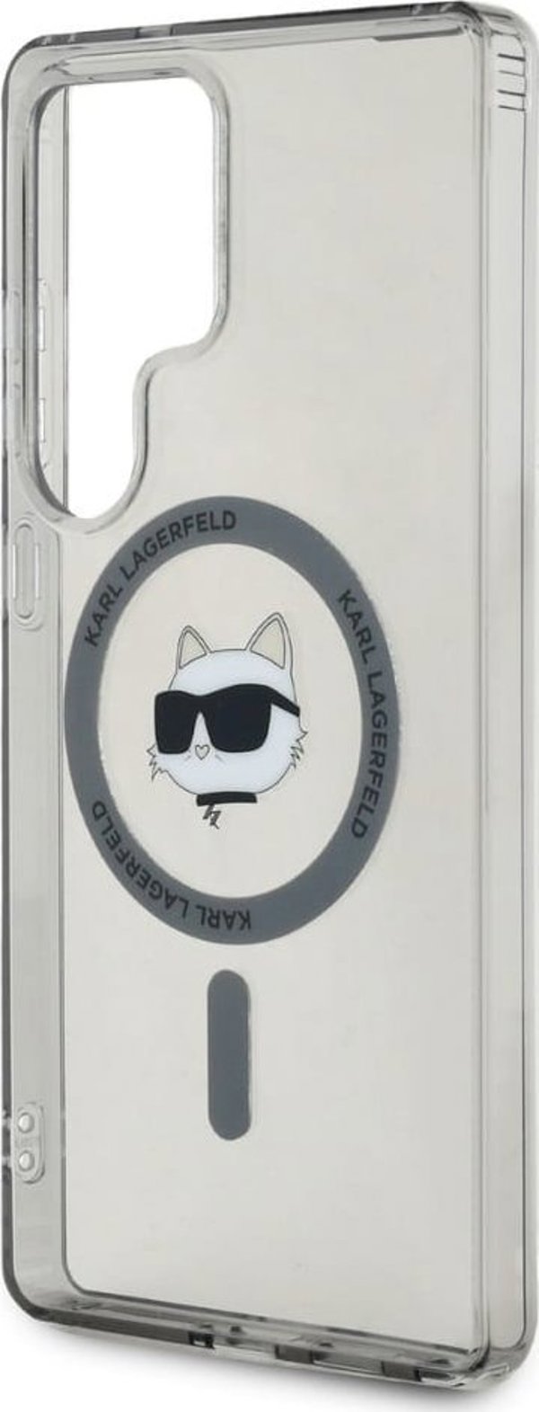 Θήκη Karl Lagerfeld Button Choupette Head Printed Logo MagSafe Samsung Galaxy S25 Ultra μαύρο