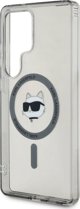 Θήκη Karl Lagerfeld Button Choupette Head Printed Logo MagSafe Samsung Galaxy S25 Ultra μαύρο