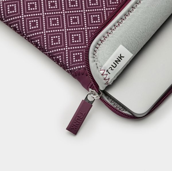 Trunk MacBook Pro/Air Sleeve Rhombe Θήκη Laptop 13" Μπορντό