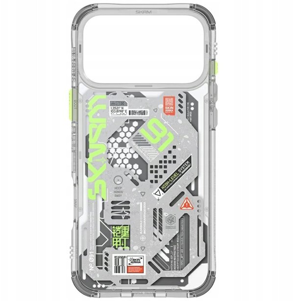 Θήκη SKINARMA Spectra για iPhone 17 Pro Max Magnetic Charging, Διαφανής